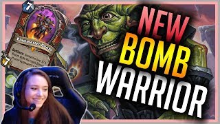 NEW Bomb Warrior vs Kripparrian Hearthstone Rise of Shadows [upl. by Yusem]