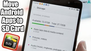 How To Move All Android Apps To An SD Card [upl. by Eidur]