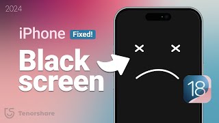 Fix iOS 18 iPhone Black Screen without Losing Data  4 Ways [upl. by Murray777]