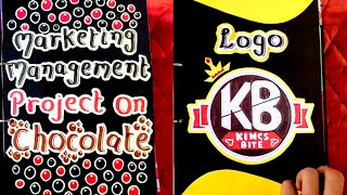 Marketing management project for class 12 on chocolate  Business studies project [upl. by Hars]