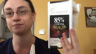 Dark Chocolate Review  Lindt Excellence 85 Cocoa [upl. by Rimola]