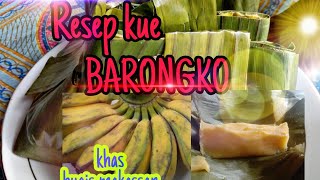 RESEP DAN CARA MEMBUAT BARONGKO [upl. by Mackey]