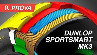 Dunlop SportSmart MK3 prova in strada e in pista del nuovo pneumatico [upl. by Anelas768]