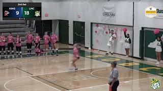 LeesMcRae Womens Volleyball Highlights vs King [upl. by Weston]