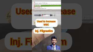 inj Filgrastim inj neukin neutropenia treatment low wbc count nursing medical shorts [upl. by Ablasor]