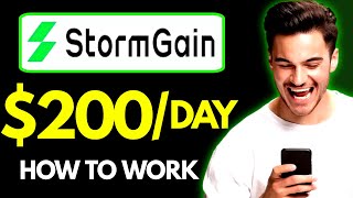 How to Use Stormgain App  for beginners   Stormgain Trading Tutorial [upl. by Gallard830]