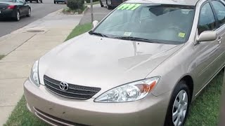 SOLD 2004 Toyota Camry LE Walkaround Start up Tour an [upl. by Nnail270]