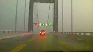 Horrible Storm hits while crossing Chesapeake Bay Bridge [upl. by Gabel897]