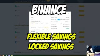 BINANCE INVESTIMENTOS  FLEXIBLE SAVINGS E LOCKED SAVINGS NA PRÁTICA [upl. by Alguire716]