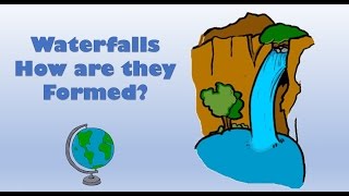 How a Waterfall is formed  labelled diagram and explanation [upl. by Fredrick]