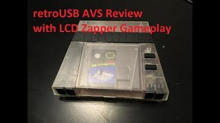 retroUSB AVS Review LCD TV Zapper Gameplay [upl. by Llyrad]