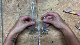 How to Bend a Fork Into a Necklace Pendant [upl. by Gris593]