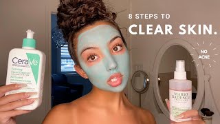 the long awaited skincare routine  my secret to clear skin revealed [upl. by Everick]