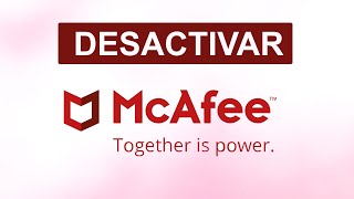 Desactivar Antivirus McAfee temporalmente 2020 [upl. by Henka]