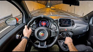 Abarth 595 Pista In Madeira 🇵🇹 14 TJet 165 HP  POV Test Drive 1148 Joe Black [upl. by Gilroy565]