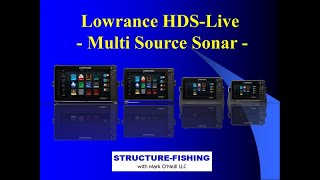 Lowrance HDS Live  Multi Source Sonar Channel Options [upl. by Avrom]