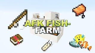 Minecraft  Vollautomatische Fischfarm  AFK Fishfarm  Tutorial 112 [upl. by Seiden252]