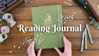 2025 Reading Journal Set Up🦉Cozy Academia Owl Theme [upl. by Modnarb377]