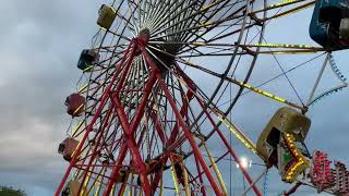 The Sky Diver This weeks carnival ride Dec 2023 Margate Florida thrillrides carnival [upl. by Ade]