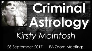 Kirsty McIntosh  CRIMINAL ASTROLOGY [upl. by Lanuk]