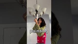 can you paint ceiling lights diy [upl. by Valonia]