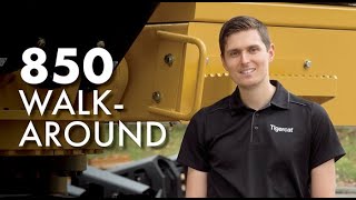 Tigercat 850 Roadside Processor Machine walkaround  Purpose built Forestry Processor [upl. by Joela]