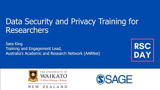 Data Security and Privacy Training for Researchers [upl. by Adnoel459]