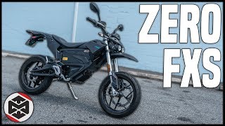 First Ride on an ELECTRIC Motorcycle Zero FXS [upl. by Arahat]