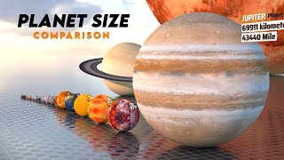 Planet Size Showdown 3D Comparison [upl. by Sarajane67]