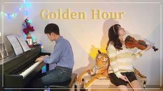 Golden Hour  JVKE  Violin amp Piano [upl. by Nnybor]