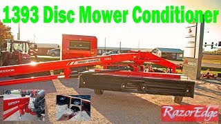 Massey Ferguson 1393 RazorEdge Disc Mower Conditioner [upl. by Appleby]