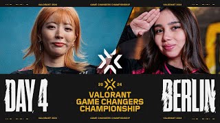 VALORANT Game Changers Championship  Lower Round 2  Day 4 [upl. by Aedrahs]