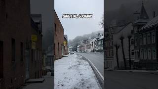 Small town of Ennepetal Germany germany winter travel [upl. by Kcajyllib779]