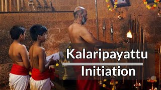 Kalaripayattu Initiation  Kalari Vidyarambam Ritual  Kalaripayattu  Kerala Tourism [upl. by Aknahs521]