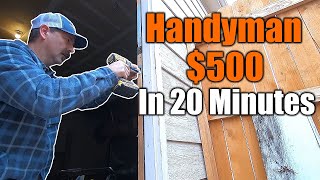 Handyman 500 In 20 Minutes  Can You Do This  THE HANDYMAN [upl. by Nayt]