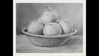 Bodegón a lapiz Still life in pencil [upl. by Allehcim]