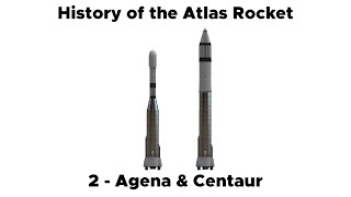 KSP History of the Atlas Rocket  Agena and Centaur [upl. by Enilehcim729]