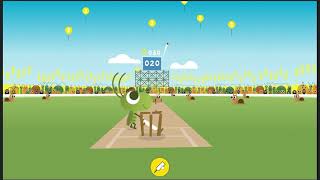 Google doodle cricket game  can you beat my score [upl. by Alyos]