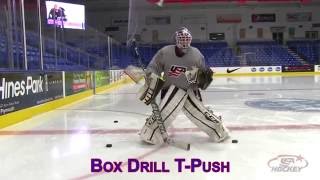 Goaltender Drill of the Month Box Movement Drill [upl. by Hakvir780]