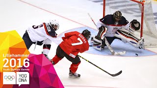 Ice Hockey  Mens Gold Medal Match  Full Replay  Lillehammer 2016 Youth Olympic Games [upl. by Volnay]