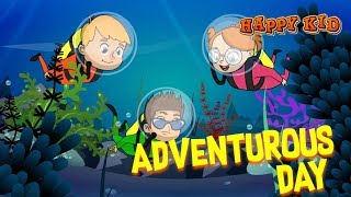 Happy Kid  Episode 4  Adventurous Day  Kochu Tv  Malayalam [upl. by Tnerual]