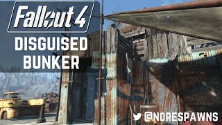 Fallout 4 Easy to MISS Hidden Location A Secret Bunker Location Unmarked [upl. by Jacinta537]