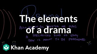 The elements of a drama  Reading  Khan Academy [upl. by Aletsirc672]