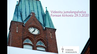 Forssan evlut seurakunnan jumalanpalvelus 293 [upl. by Pentheam]