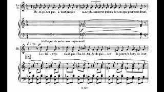 F Poulenc Dialogues des Carmélites  Act 1 with score [upl. by Mendie]