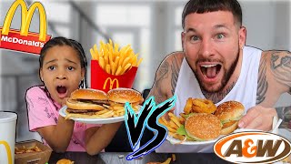 McDonalds vs AampW Challenge  FamousTubeFamily [upl. by Lisandra]