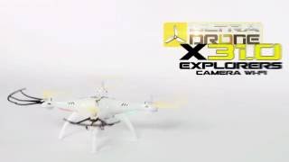 ULTRADRONE X310 EXPLORERS CAMERA WIFI TUTORIAL  en 2016 [upl. by Ecnal]