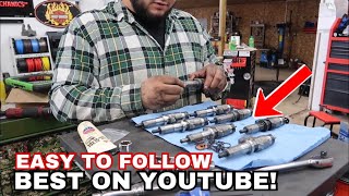 Swapping LB7 Duramax Injectors is So Easy a Child Could Do it [upl. by Einnaffit]