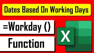 How to Use WORKDAY Function in Excel [upl. by Stavros]