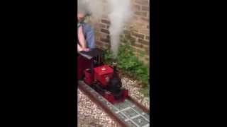 Maxitrak Dixie  Garden Railway  5quot Live Steam [upl. by Alcus562]